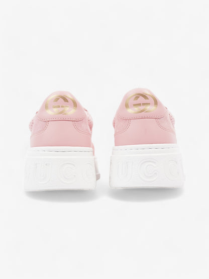 Gucci GG Supreme Sneakers Pink / White Canvas EU 37 UK 4