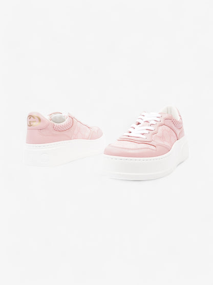 Gucci GG Supreme Sneakers Pink / White Canvas EU 37 UK 4