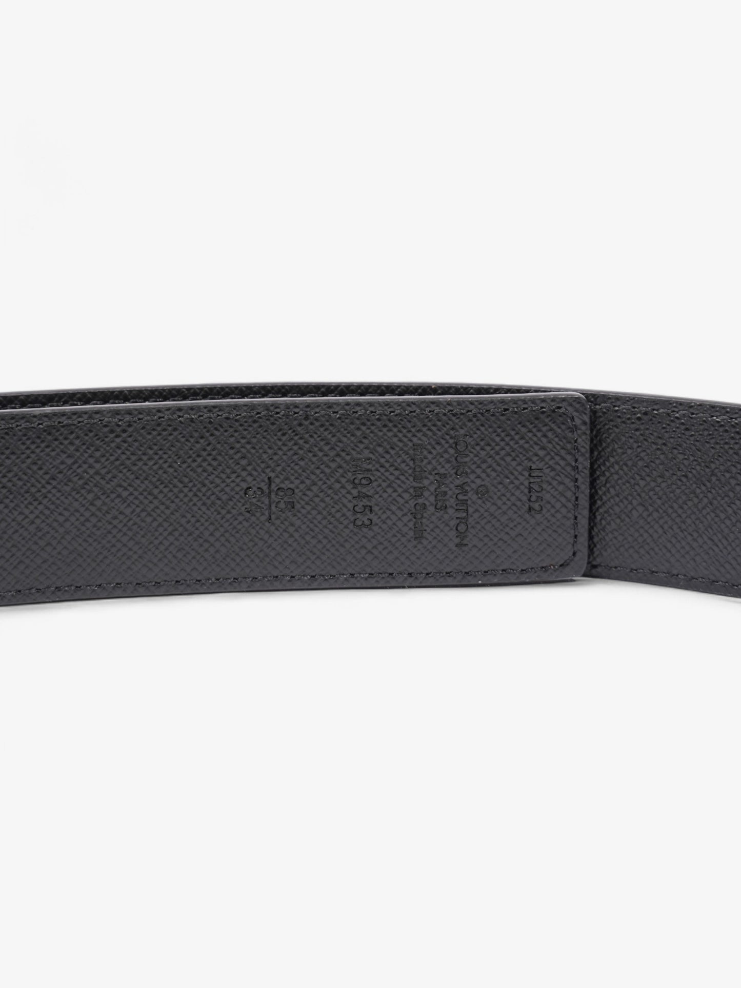 Louis Vuitton LV Initiales Reversible Belt Monogram / Black / Gold Canvas 85cm / 34"