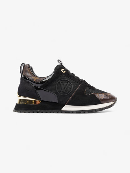Louis Vuitton Run Away Sneakers Black / Brown Monogram Mesh EU 38.5 UK 5.5