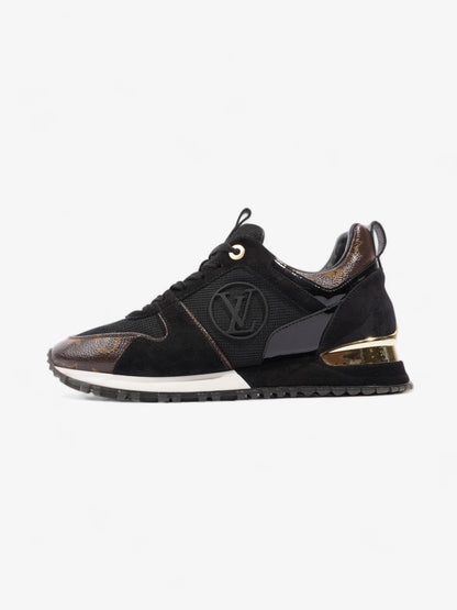 Louis Vuitton Run Away Sneakers Black / Brown Monogram Mesh EU 38.5 UK 5.5