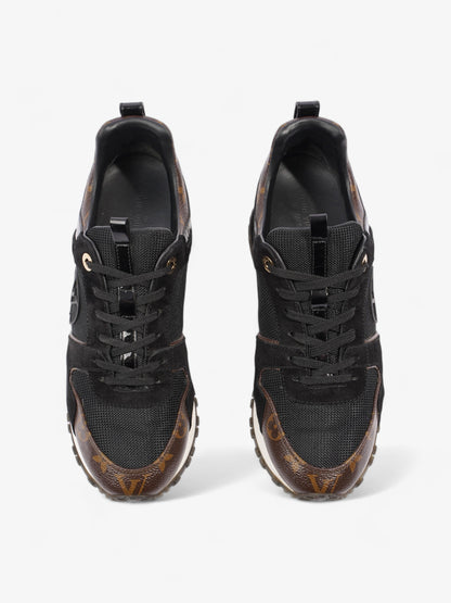 Louis Vuitton Run Away Sneakers Black / Brown Monogram Mesh EU 38.5 UK 5.5