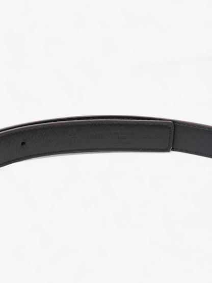 Louis Vuitton LV Initiales Reversible Belt Monogram / Black / Gold Canvas 85cm / 34"