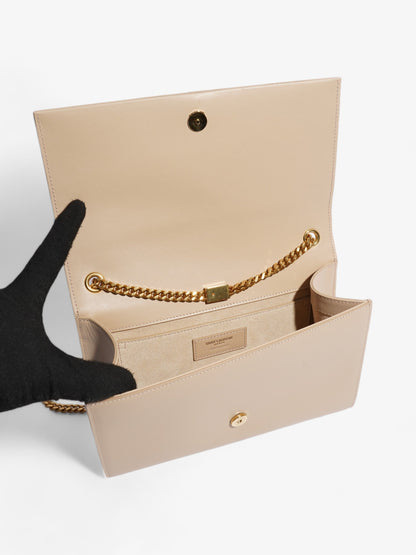 Saint Laurent Kate Tassel Bag Beige Calfskin Leather Medium