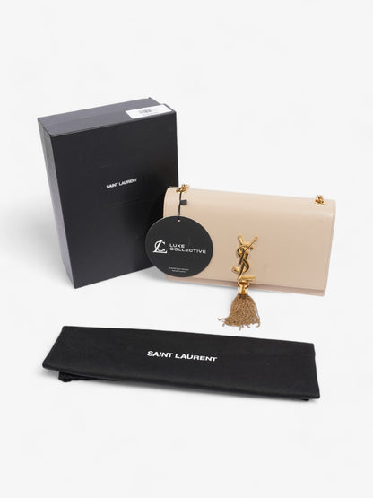 Saint Laurent Kate Tassel Bag Beige Calfskin Leather Medium