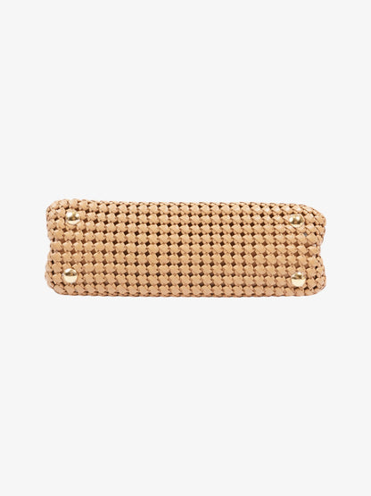 Fendi Peekaboo Tan Leather Medium