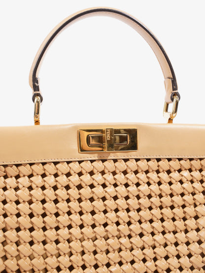 Fendi Peekaboo Tan Leather Medium