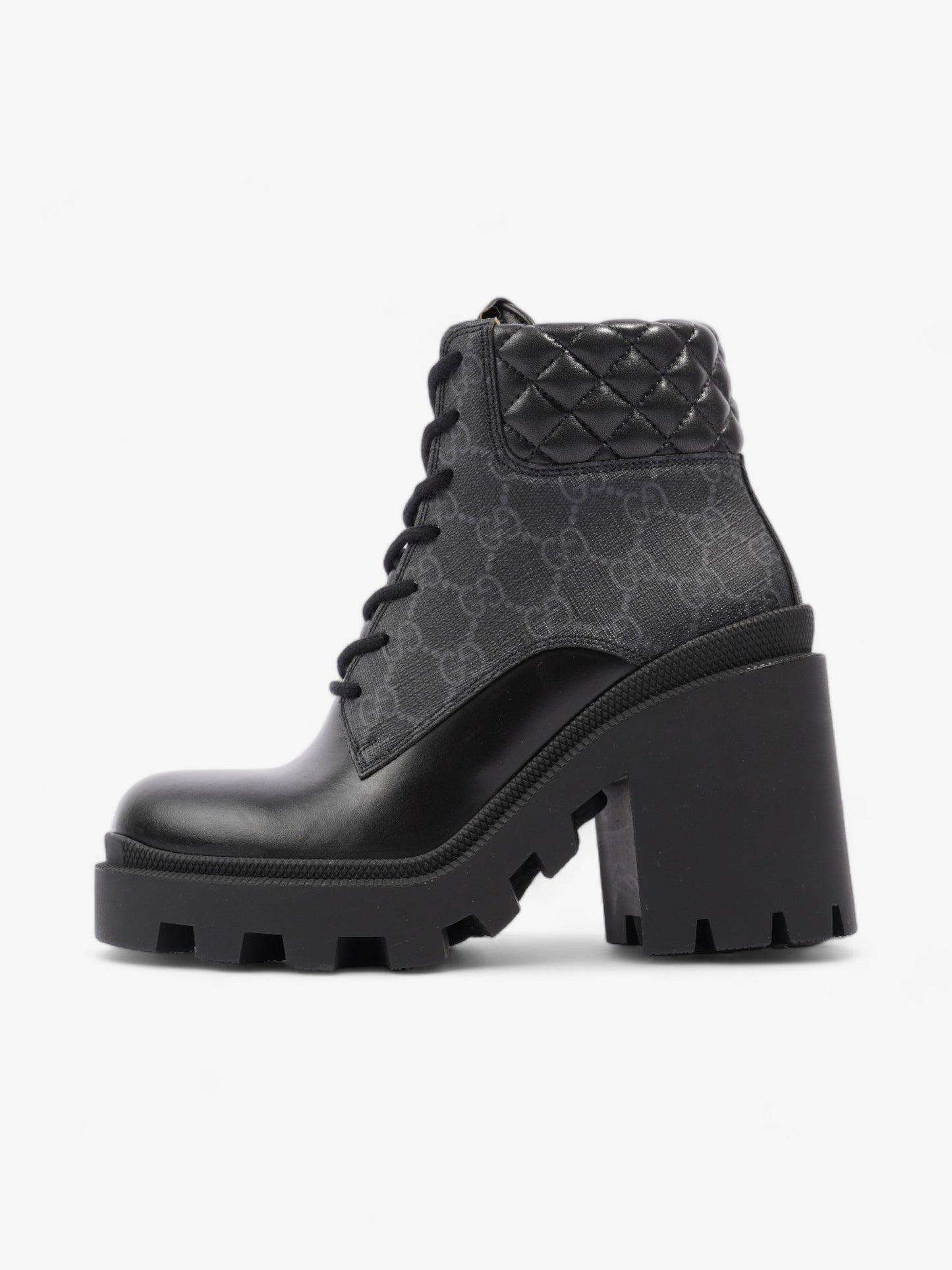 Gucci GG Bootie 55mm Black Leather EU 36.5 UK 3.5