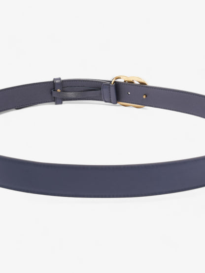 Gucci GG Marmont Belt Navy Leather 100cm 40"