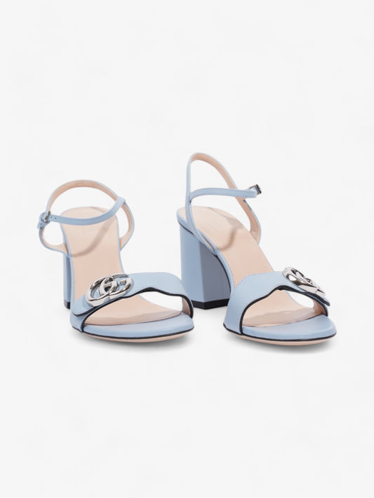 Gucci GG Marmont Sandals 70 Light blue Leather EU 38.5 UK 5.5