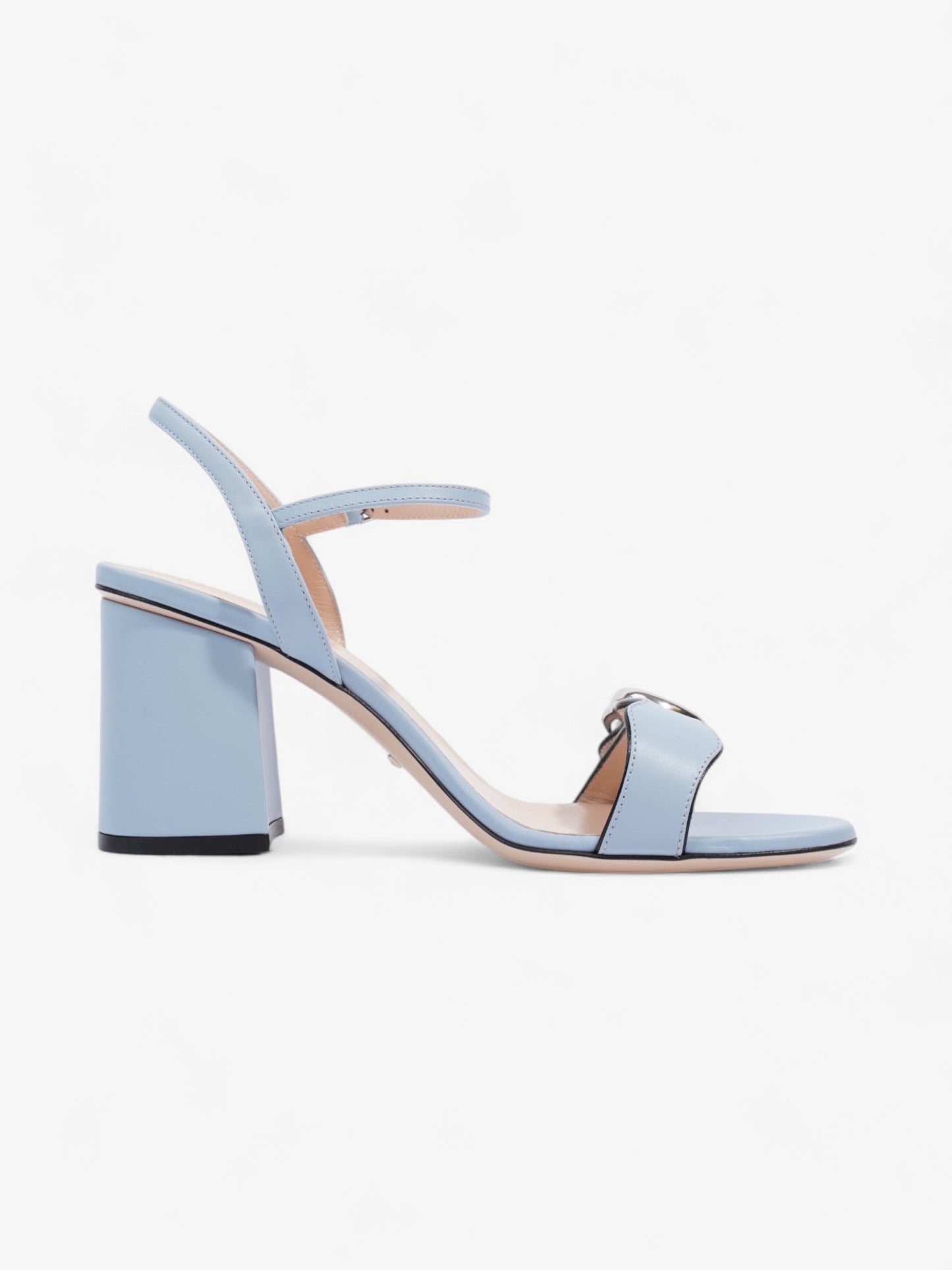 Gucci GG Marmont Sandals 70 Light blue Leather EU 38.5 UK 5.5