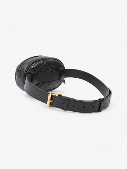 Gucci GG Marmont Belt Bag Black Matelasse Leather 85cm / 34"