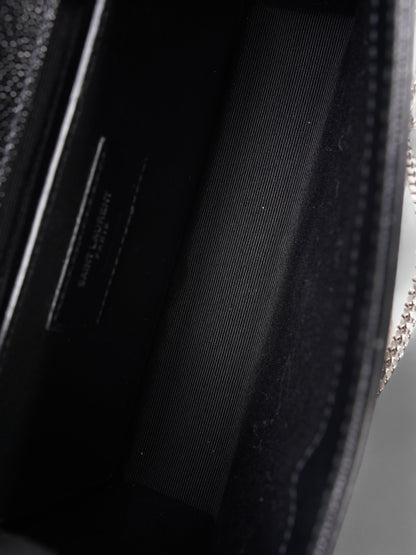 Saint Laurent Kate Black Calfskin Leather Small