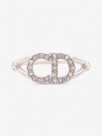 Christian Dior Clair D Lune Ring Silver Base Metal 50 (Circumference - 50mm)