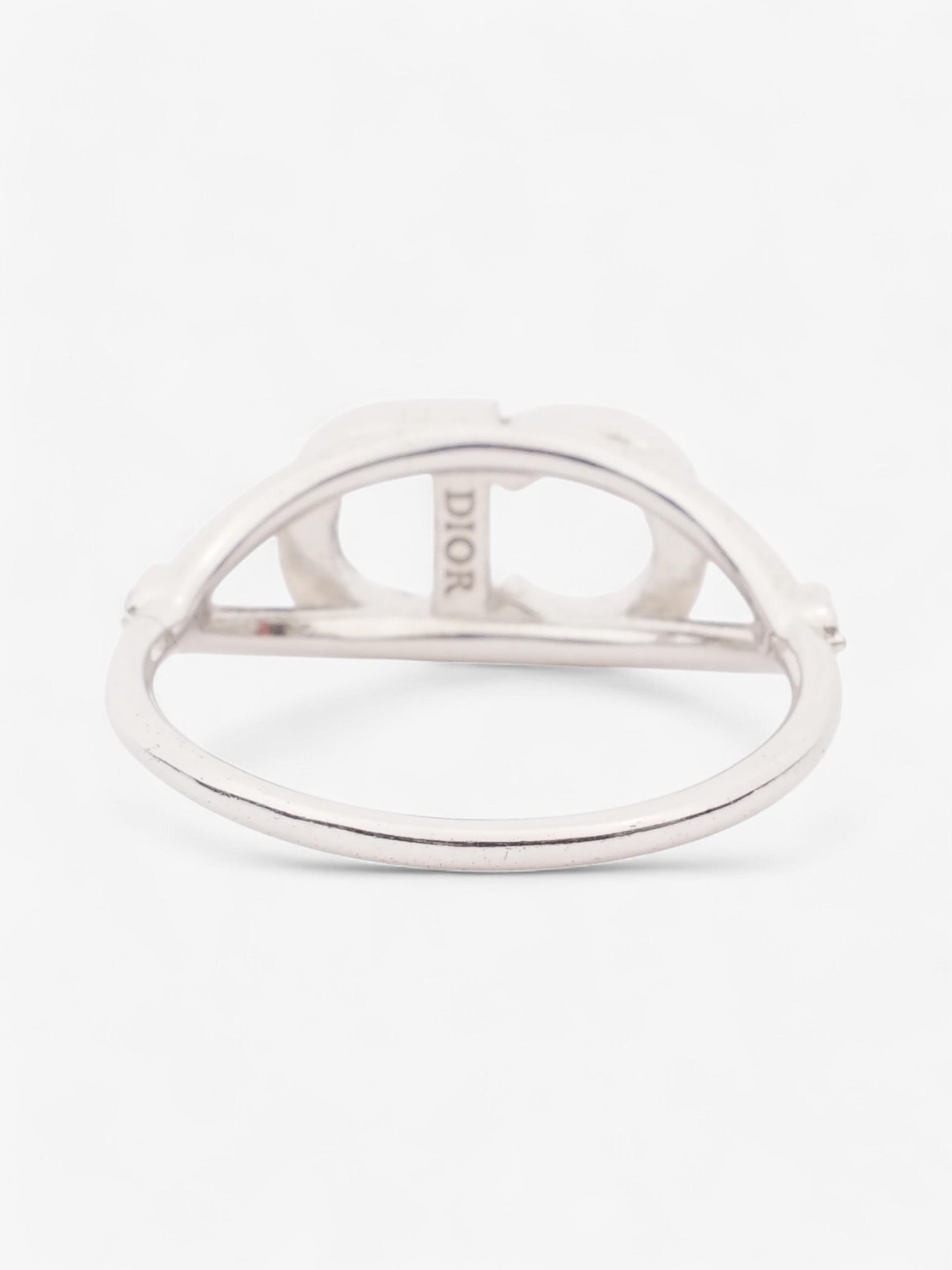 Christian Dior Clair D Lune Ring Silver Base Metal 50 (Circumference - 50mm)