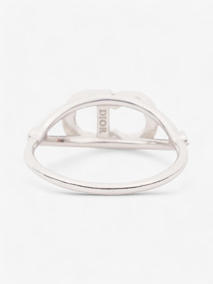 Christian Dior Clair D Lune Ring Silver Base Metal 50 (Circumference - 50mm)