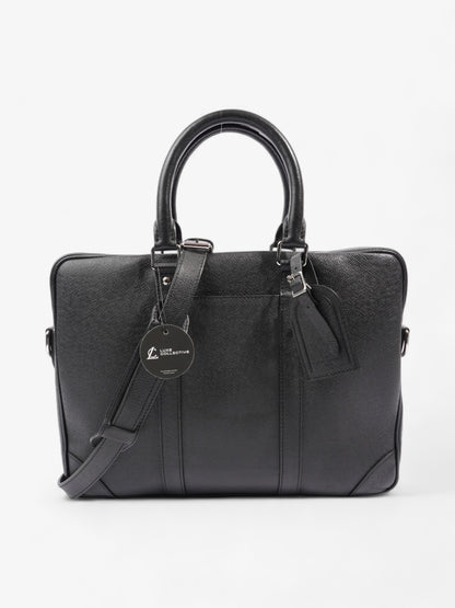 Louis Vuitton Porte Documents Voyage PM Black