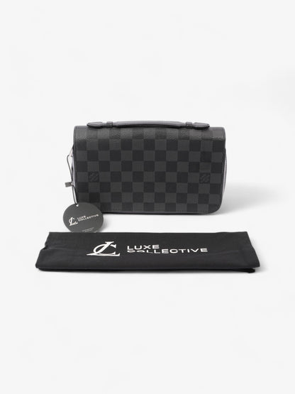 Louis Vuitton XL Zippy Wallet Damier Graphite Coated Canvas
