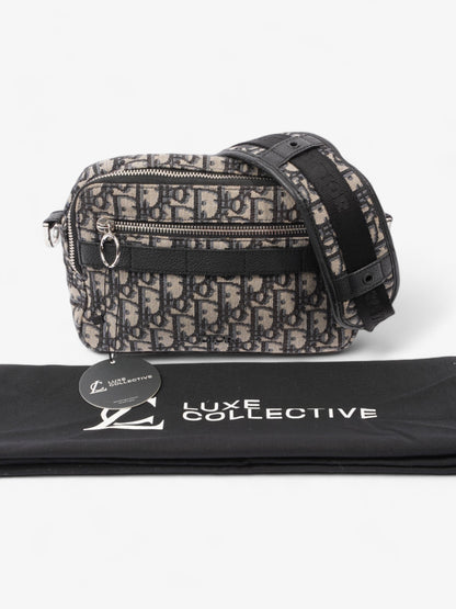 Christian Dior Safari Beige And Black Dior Oblique Canvas