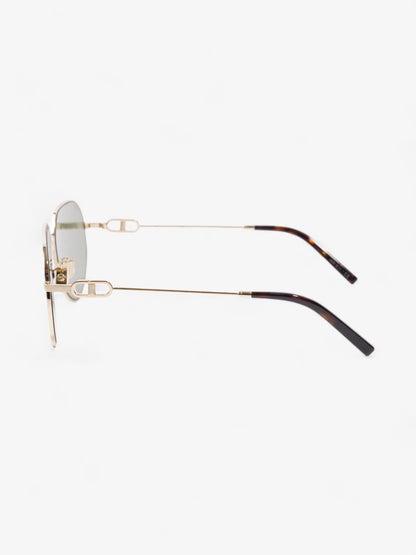 Christian Dior CD Link Sunglasses Gold Acetate 145mm