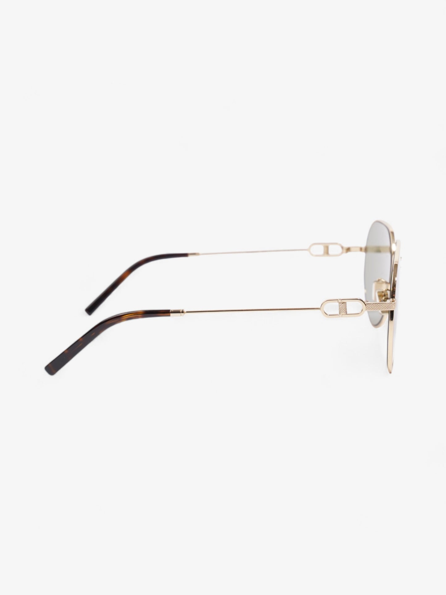 Christian Dior CD Link Sunglasses Gold Acetate 145mm