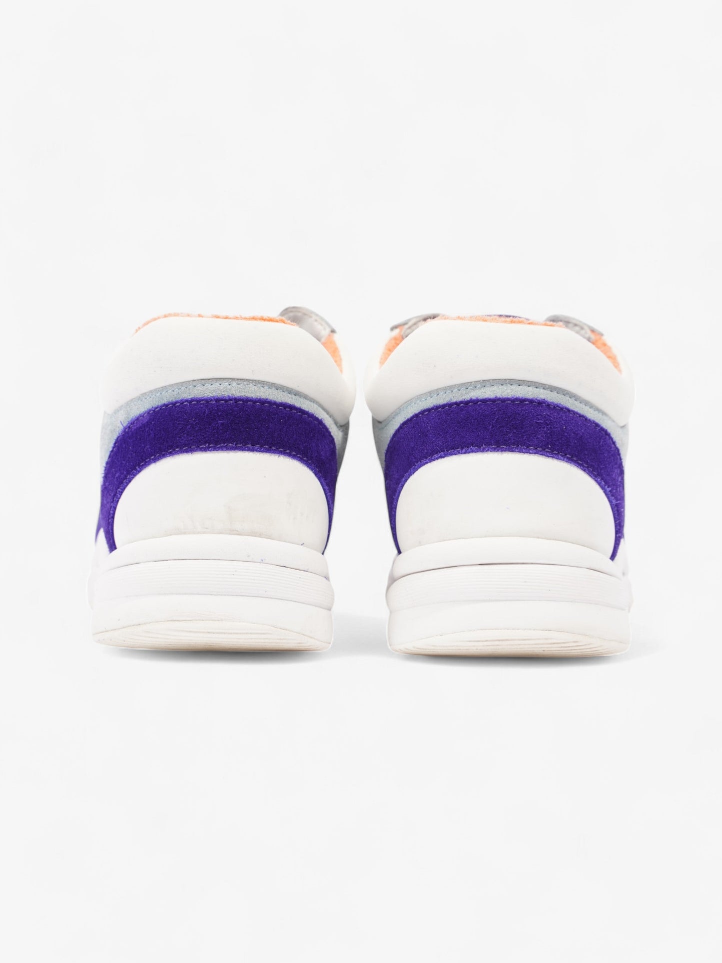 Chanel CC Logo Sneakers Blue / Navy / White Suede EU 37 UK 4