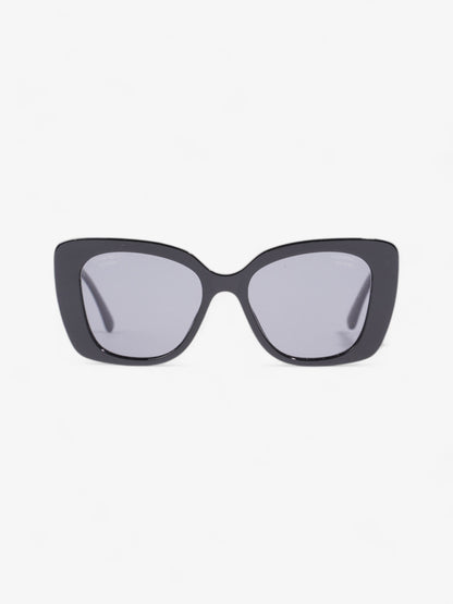 Chanel Square Sunglasses Black Acetate 140mm