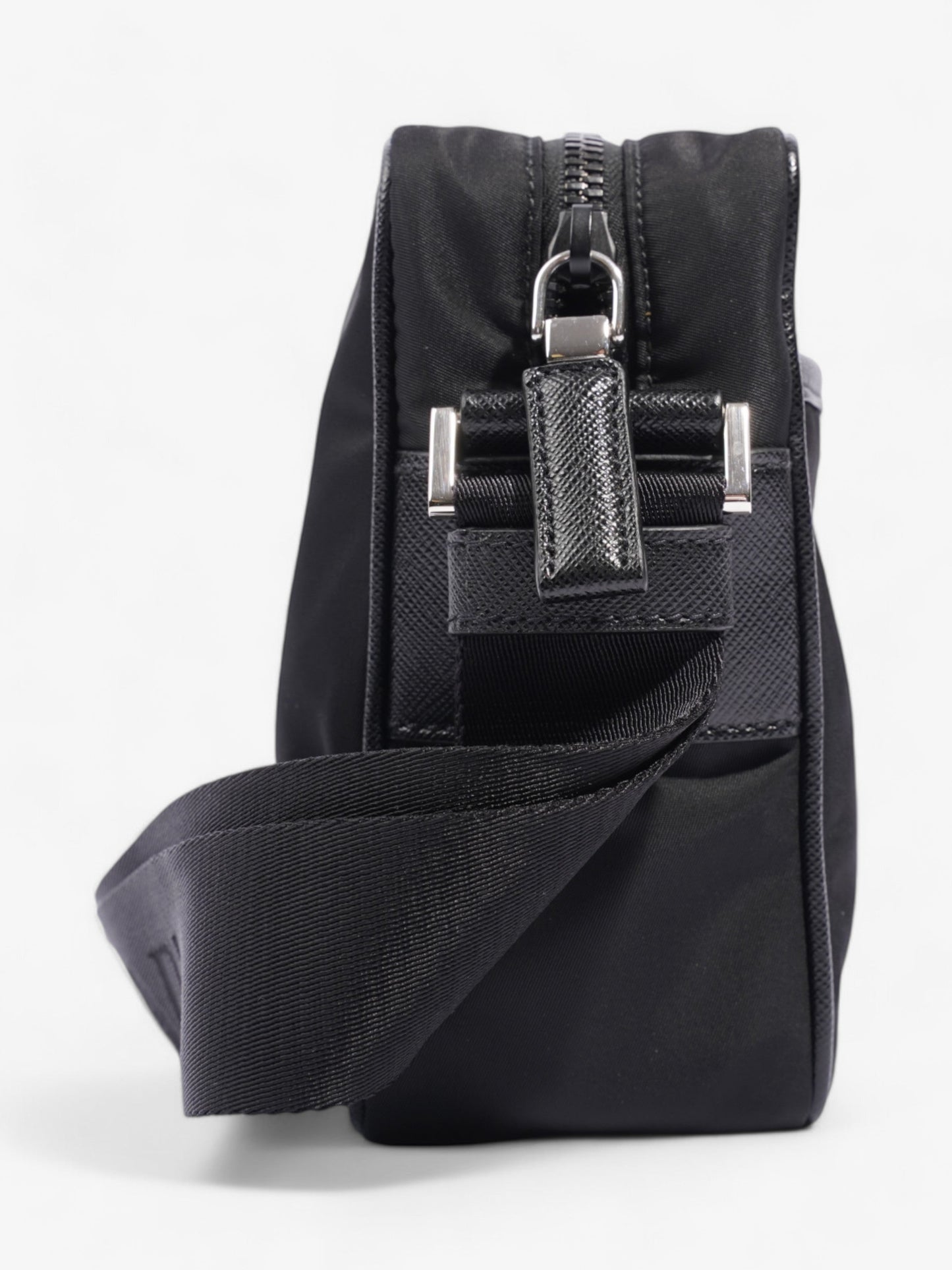 Prada Messenger Bag Black Re Nylon