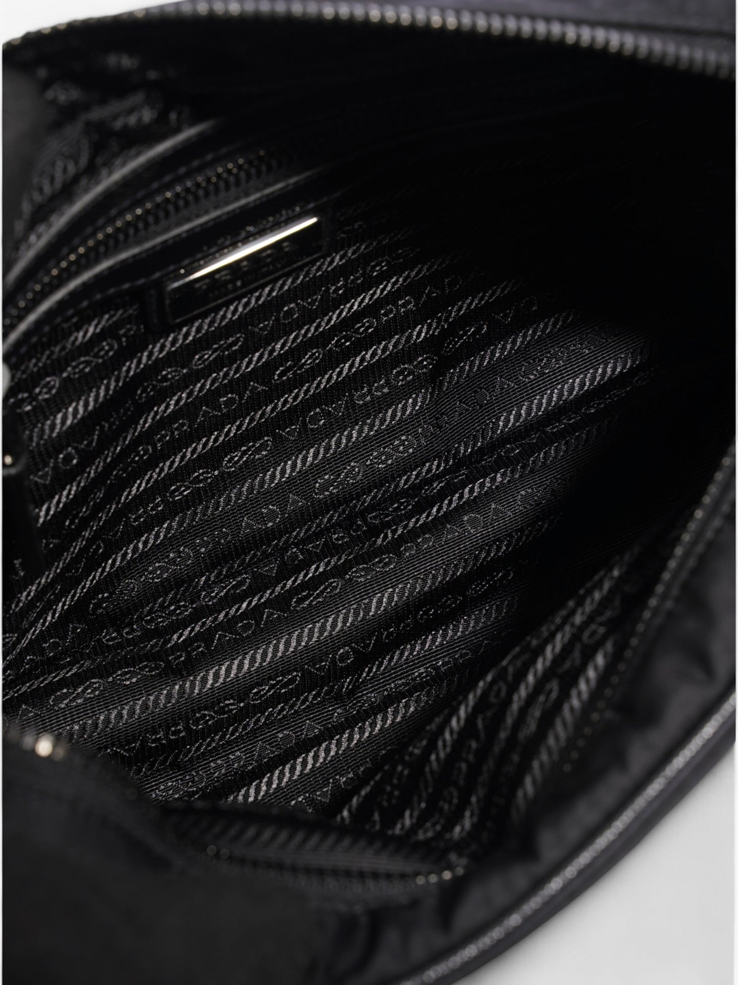 Prada Messenger Bag Black Re Nylon
