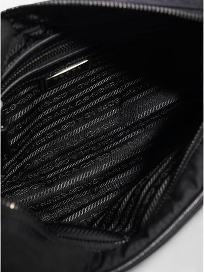 Prada Messenger Bag Black Re Nylon