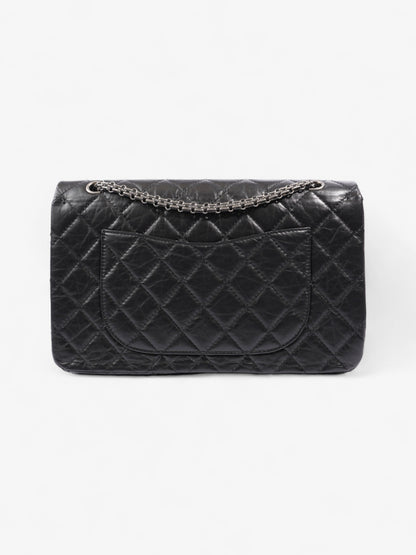 Chanel 2.55 Reissue Black Aged Calfskin Leather Maxi