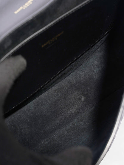 Saint Laurent Kaia Black Calfskin Leather Medium