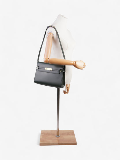 Saint Laurent Manhattan Dark Green Calfskin Leather