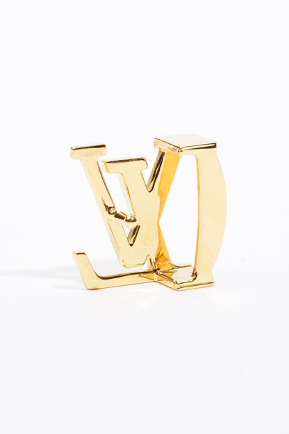 Louis Vuitton LV Initials Reversible Belt Monogram / Black Coated Canvas 80cm 32"