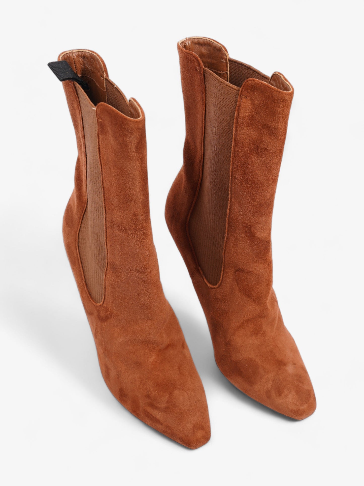 Burberry Kenley D-ring Boots 100 Brown Suede EU 40 UK 7