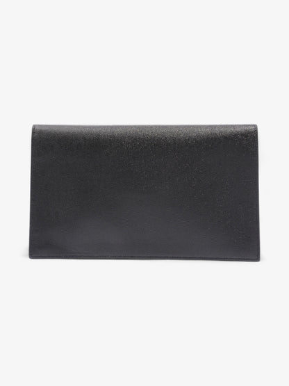 Saint Laurent Uptown Clutch Black Grained Leather