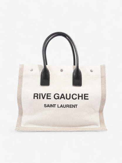 Saint Laurent Rive Gauche Beige Cotton Small