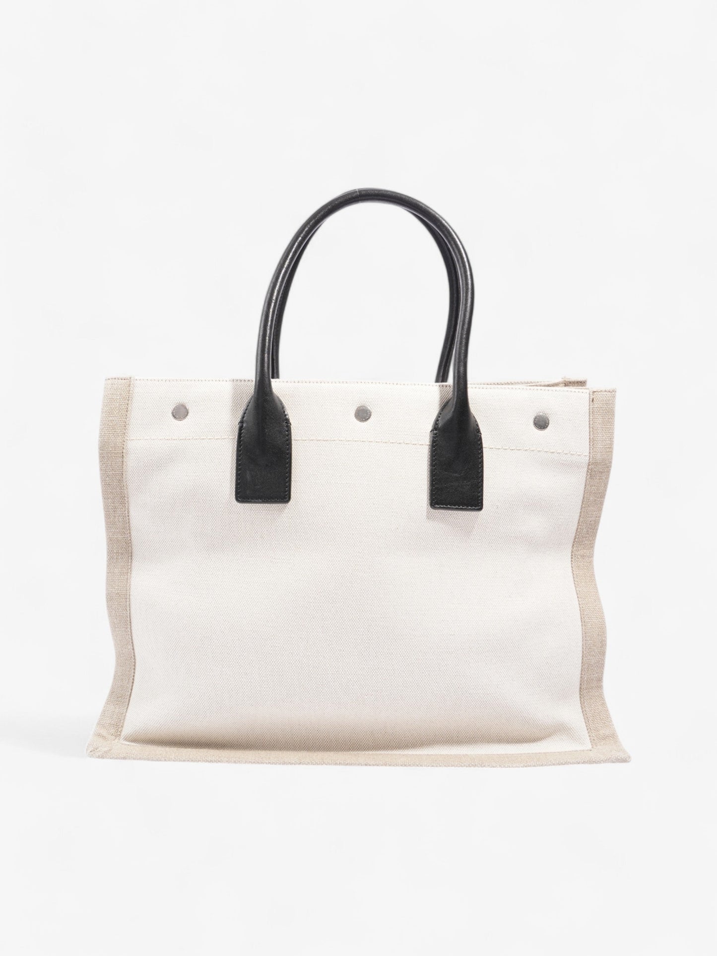 Saint Laurent Rive Gauche Beige Cotton Small