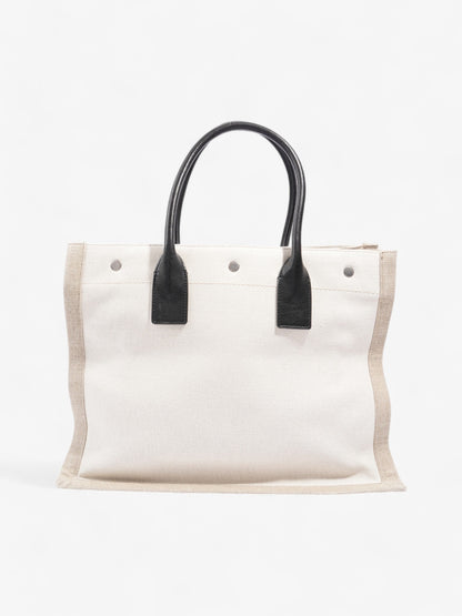 Saint Laurent Rive Gauche Beige Cotton Small