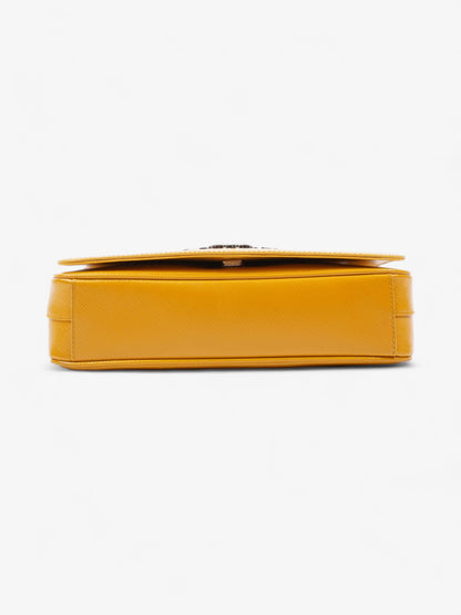 Prada Vernice Mustard Saffiano Leather