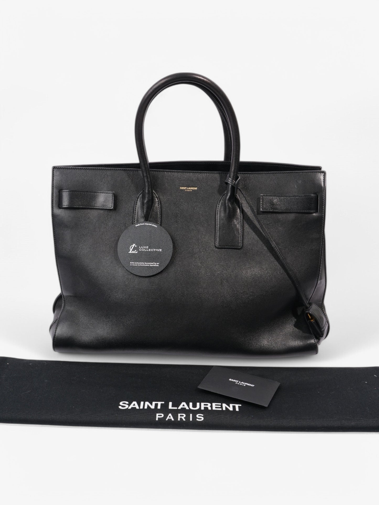 Saint Laurent Sac De Jour Black Leather