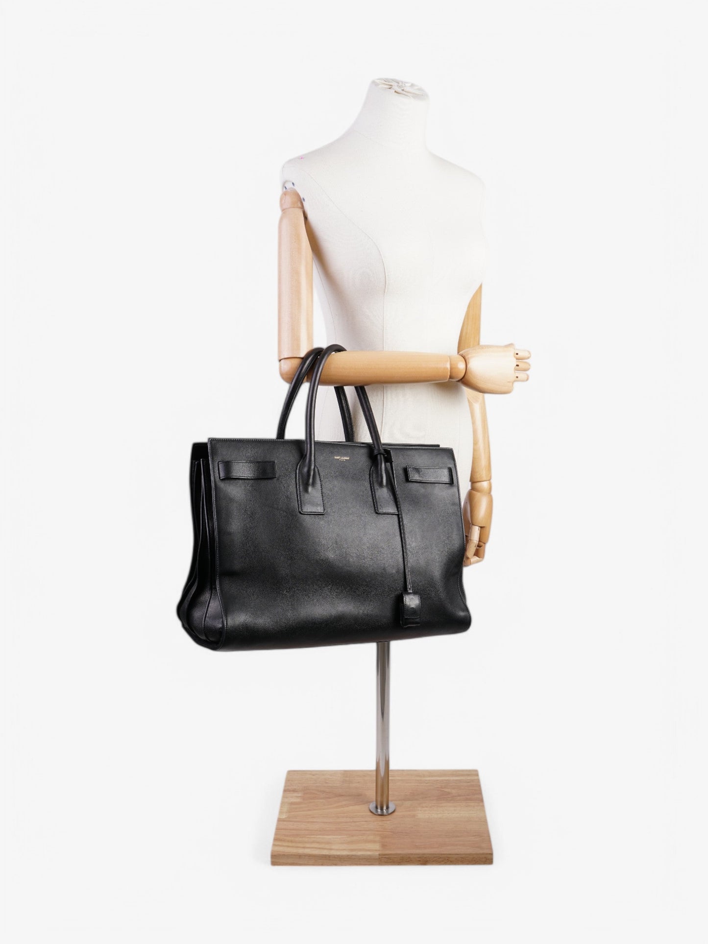 Saint Laurent Sac De Jour Black Leather