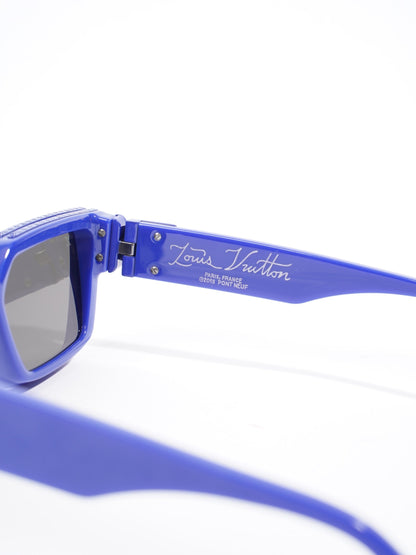 Louis Vuitton 1.1 Millionaires Sunglasses Blue Acetate 145mm