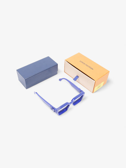 Louis Vuitton 1.1 Millionaires Sunglasses Blue Acetate 145mm