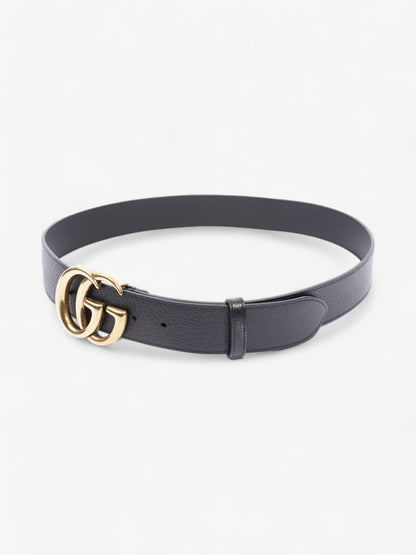 Gucci GG Marmont Belt Black / Gold Leather 100cm 40"