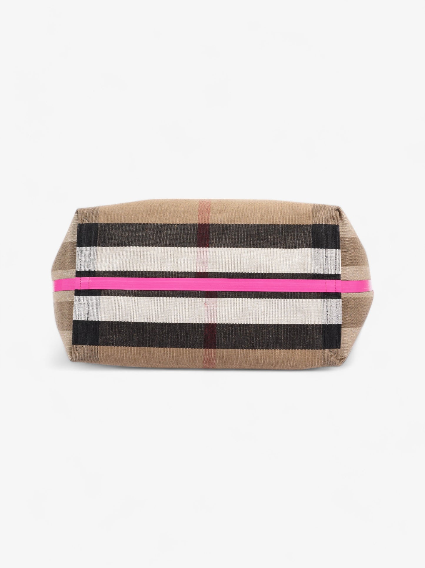 Burberry The Giant Reversible Tote House Check / Pink Canvas