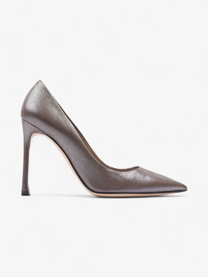 Christian Dior Bronze Heels 100 Bronze Canvas EU 37.5 UK 4.5