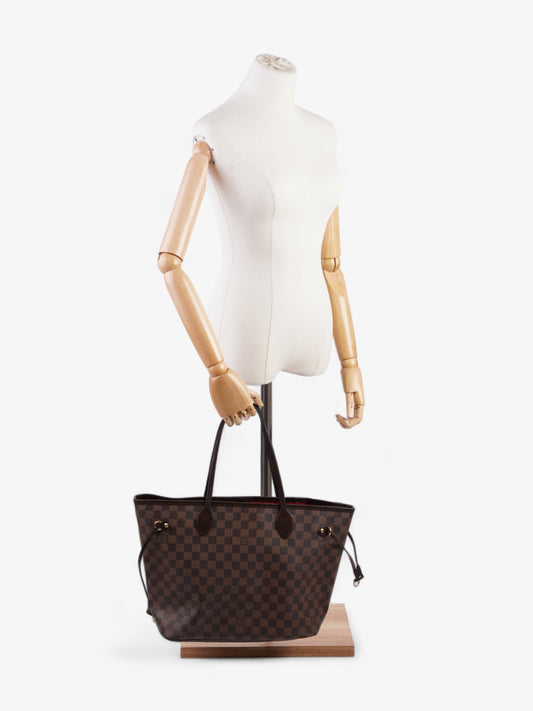 Louis Vuitton Neverfull MM Damier Ebene Coated Canvas