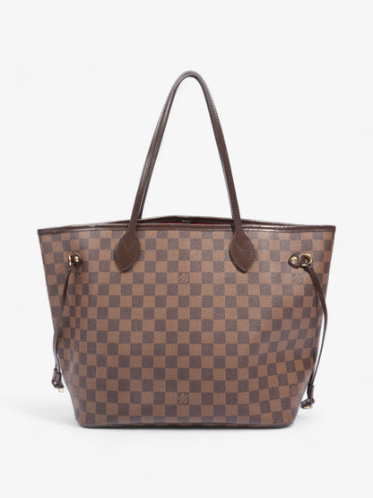 Louis Vuitton Neverfull MM Damier Ebene Coated Canvas