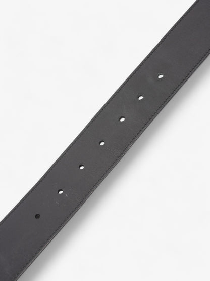Gucci GG Marmont 2015 Re-Edition Wide Belt Black / Gold Leather 80cm / 32"